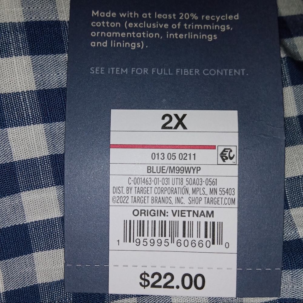 COPY - New Blue Gingham Skirt - Picture 5 of 5